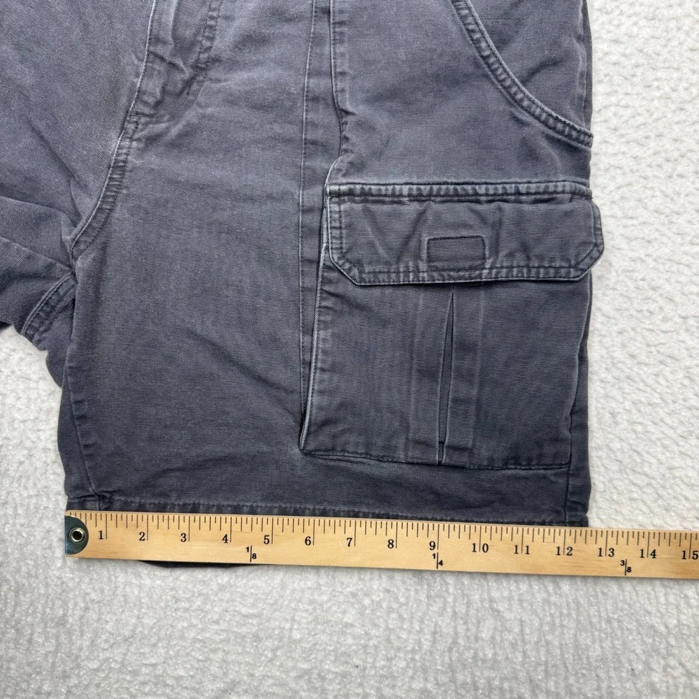 Columbia Cargo Safari Shorts Gray 100% Cotton Men's Size 32x6